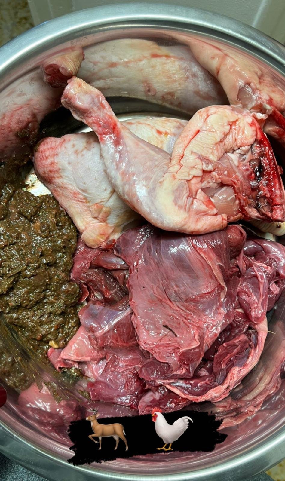 Exemple de ration BARF